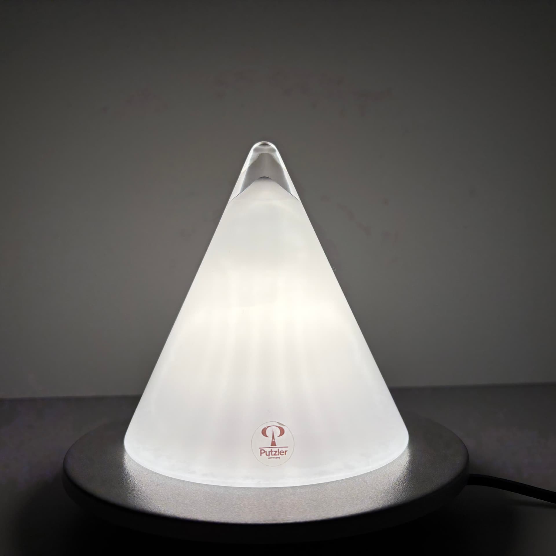 Lampka nocna, ivory white szkło, Peill&Putzler, Niemcy, lata 80. - 131849