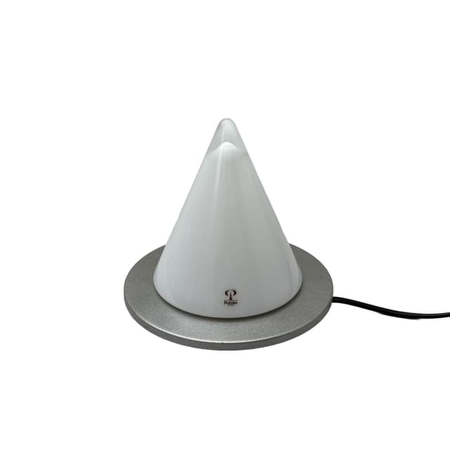 Lampka nocna, ivory white szkło, Peill&Putzler, Niemcy, lata 80. - WYMIARY