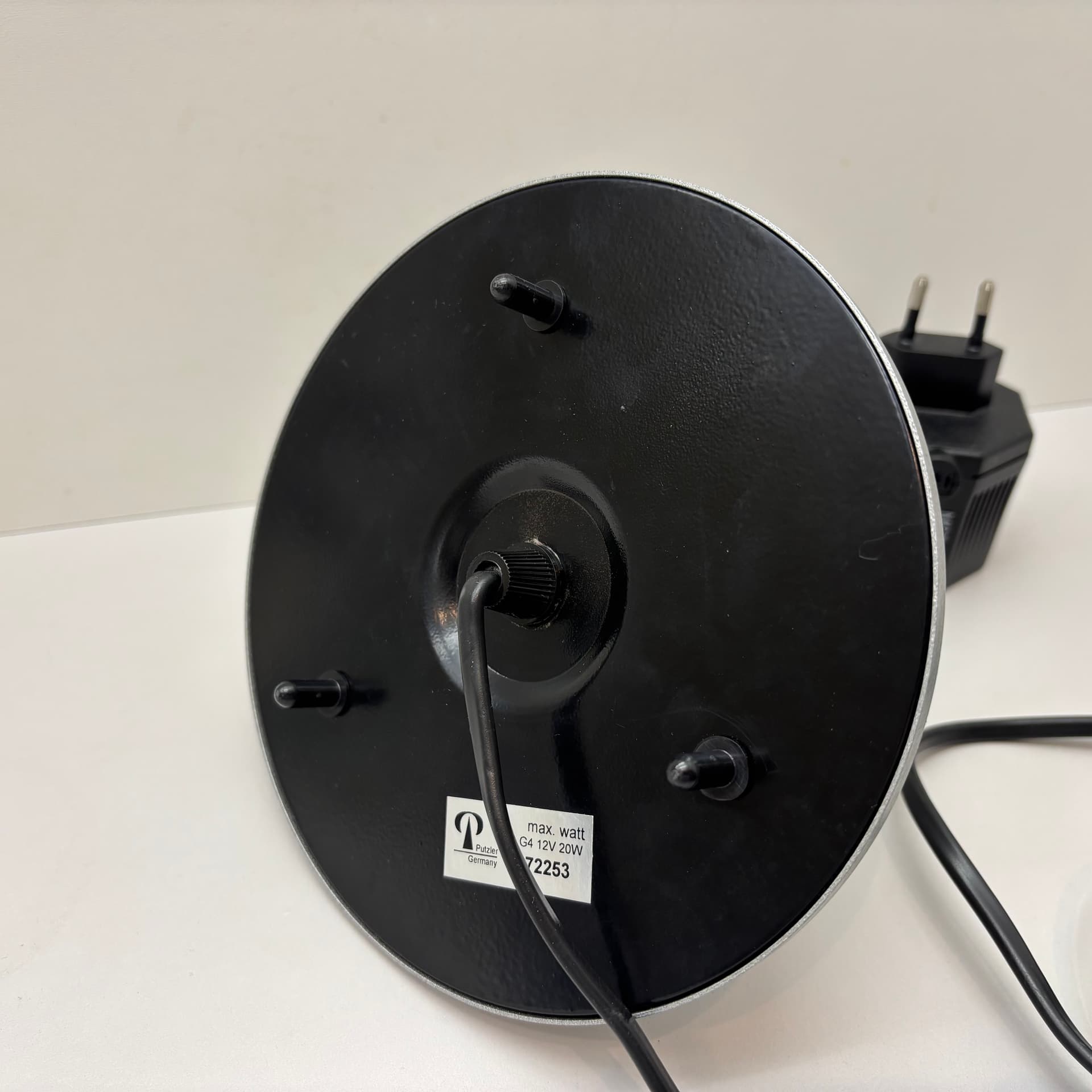 Lampka nocna, ivory white szkło, Peill&Putzler, Niemcy, lata 80. - 131853