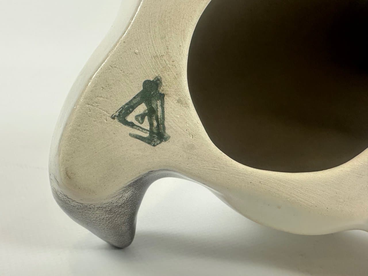 Figurka szczeniaka, kość słoniowa, porcelana, lata 60. - 150214