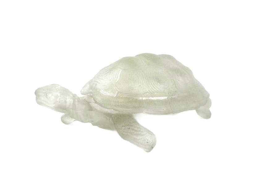 Szkatułka na biżuterię, transparentny kryształ szkło, Czechy, lata 60.