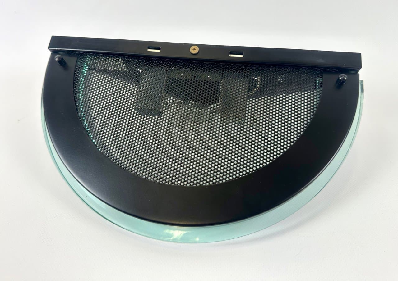 Kinkiet Cister, postmodernizm, metal czarny, akryl biały i zielony, Ikea, Szwecja, lata 80. - 150270