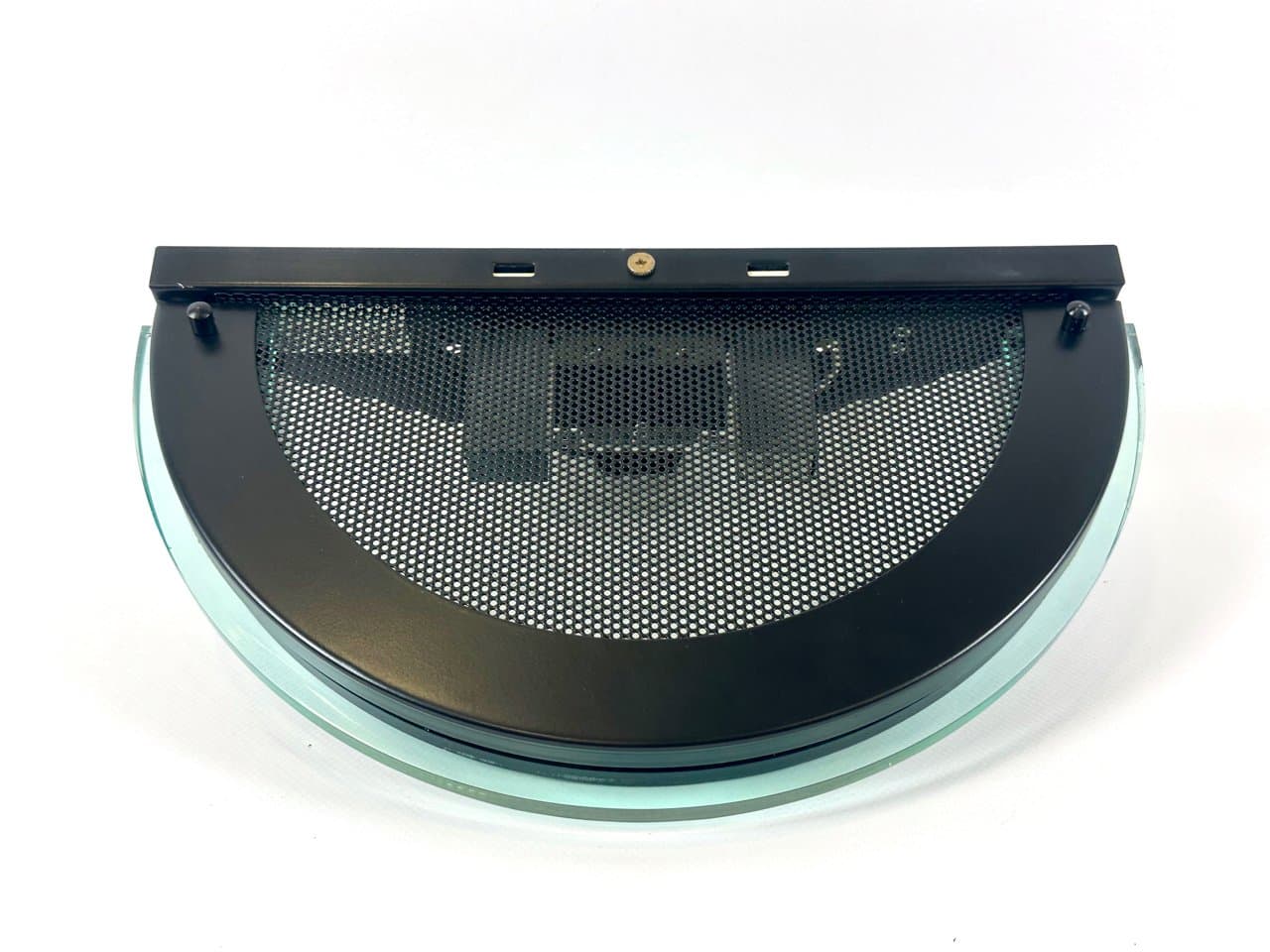 Kinkiet Cister, postmodernizm, metal czarny, akryl biały i zielony, Ikea, Szwecja, lata 80. - 150273