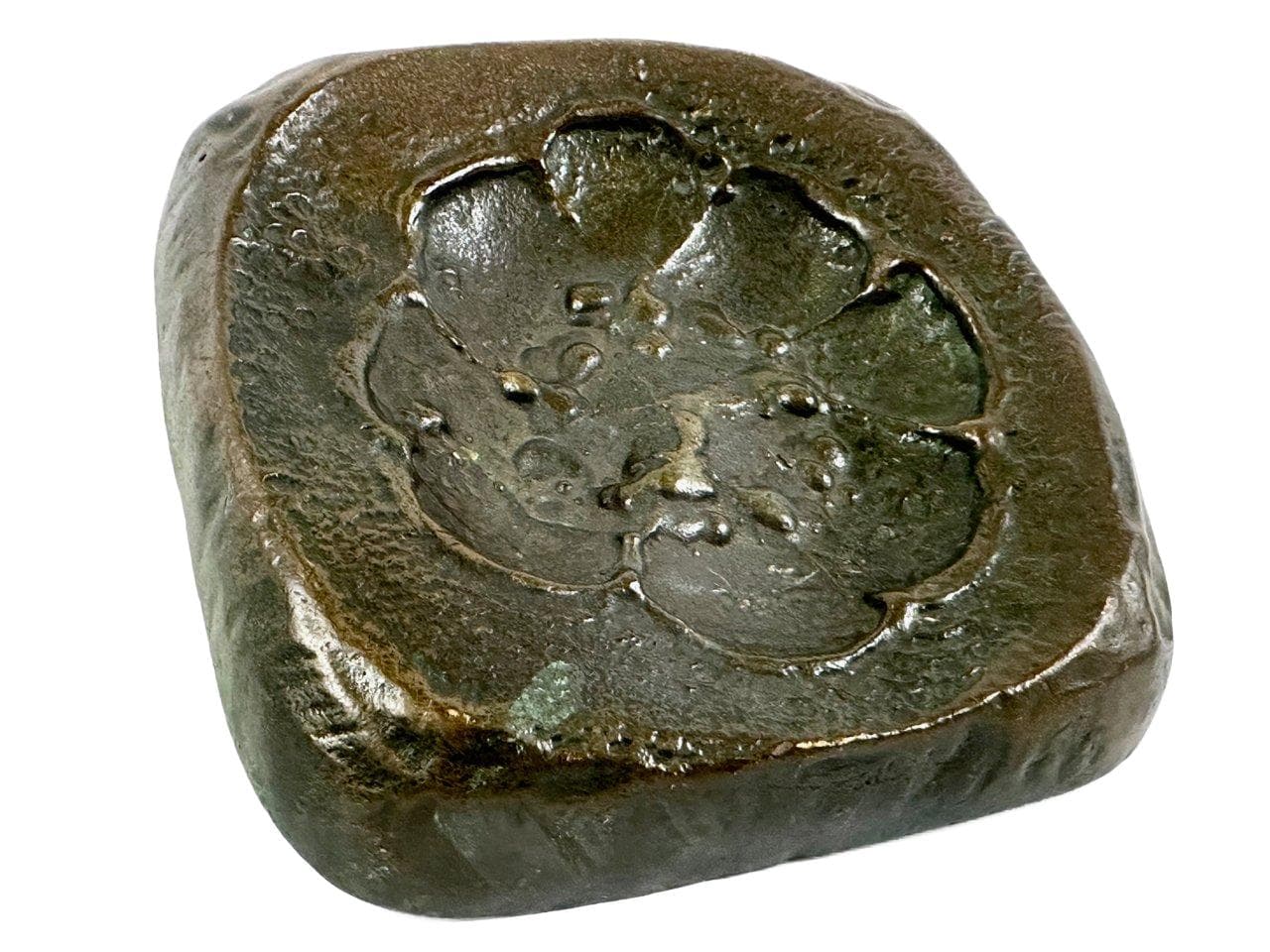 Uchwyt drzwiowy Alpana, brutalizm, brązowy, brąz, Niemcy, lata 70. - 148300