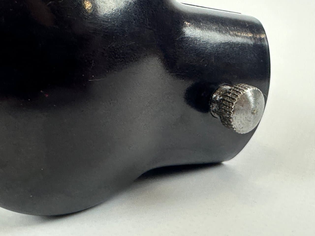 Lampa ścienna Bauhaus, czarny bakelit, szkło, Czechy, lata 30. - 150311