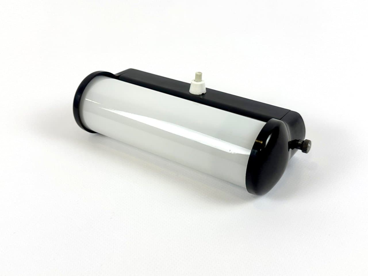 Lampa ścienna Bauhaus, czarny bakelit, szkło, Czechy, lata 30. - 150313