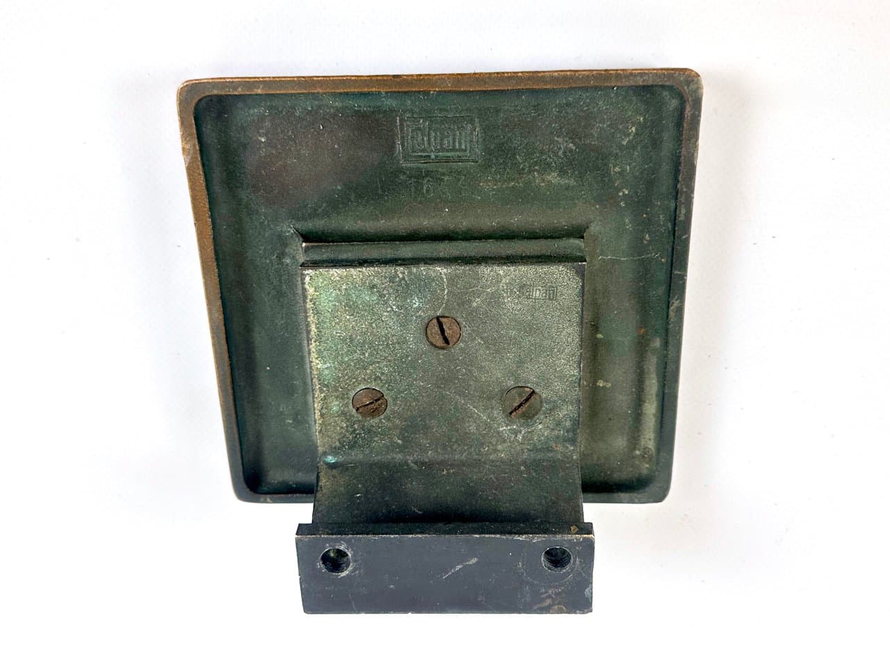 Klamka drzwiowa Alpana, brutalistyczna, brąz złoty, Niemcy, lata 70. - 150326