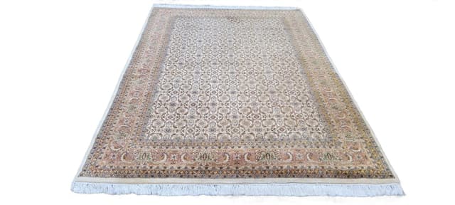 Rug Indo Bidjar 200x330cm, ivory, wool, India, 1980s. - DIMENSION