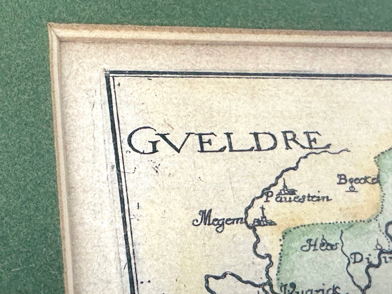 Mapa Brabantia, kolorowany miedzioryt, aut. C. Tassin, Francja, 1633 - 150430