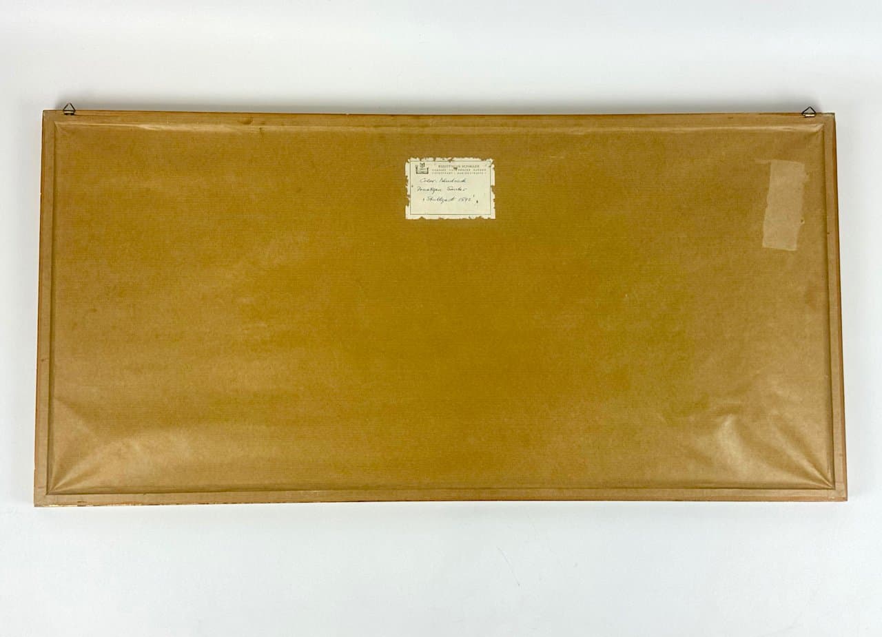 Print View of Stuttgart in 1592, copper multicolor, Germany, 1980s - 150505