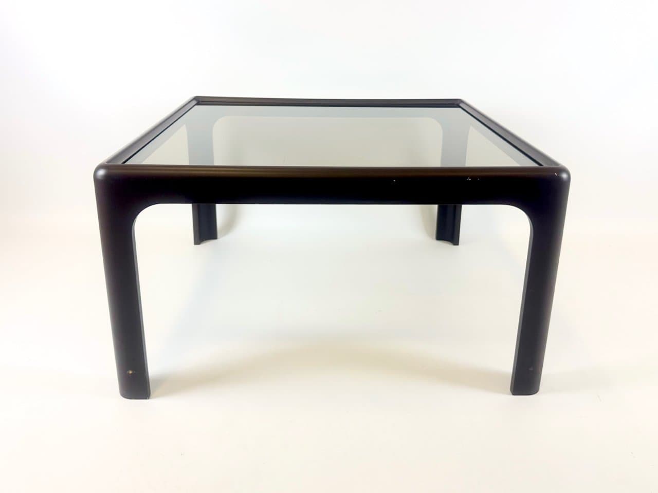 Coffee Table Space Age, brown, smoked glass, plastic, Germany, 1960s. - 150506