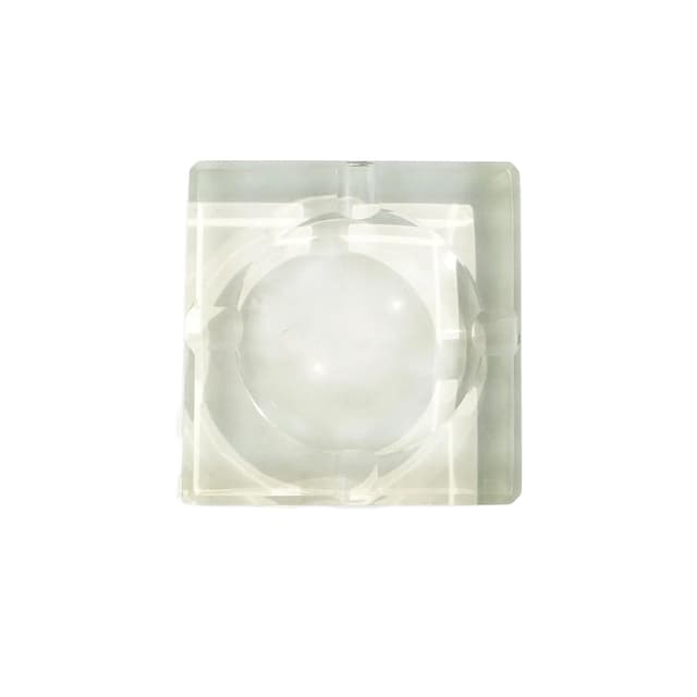 Ashtray Art Deco, transparent crystal, Moser, Czech Republic, 1930s. - DIMENSION