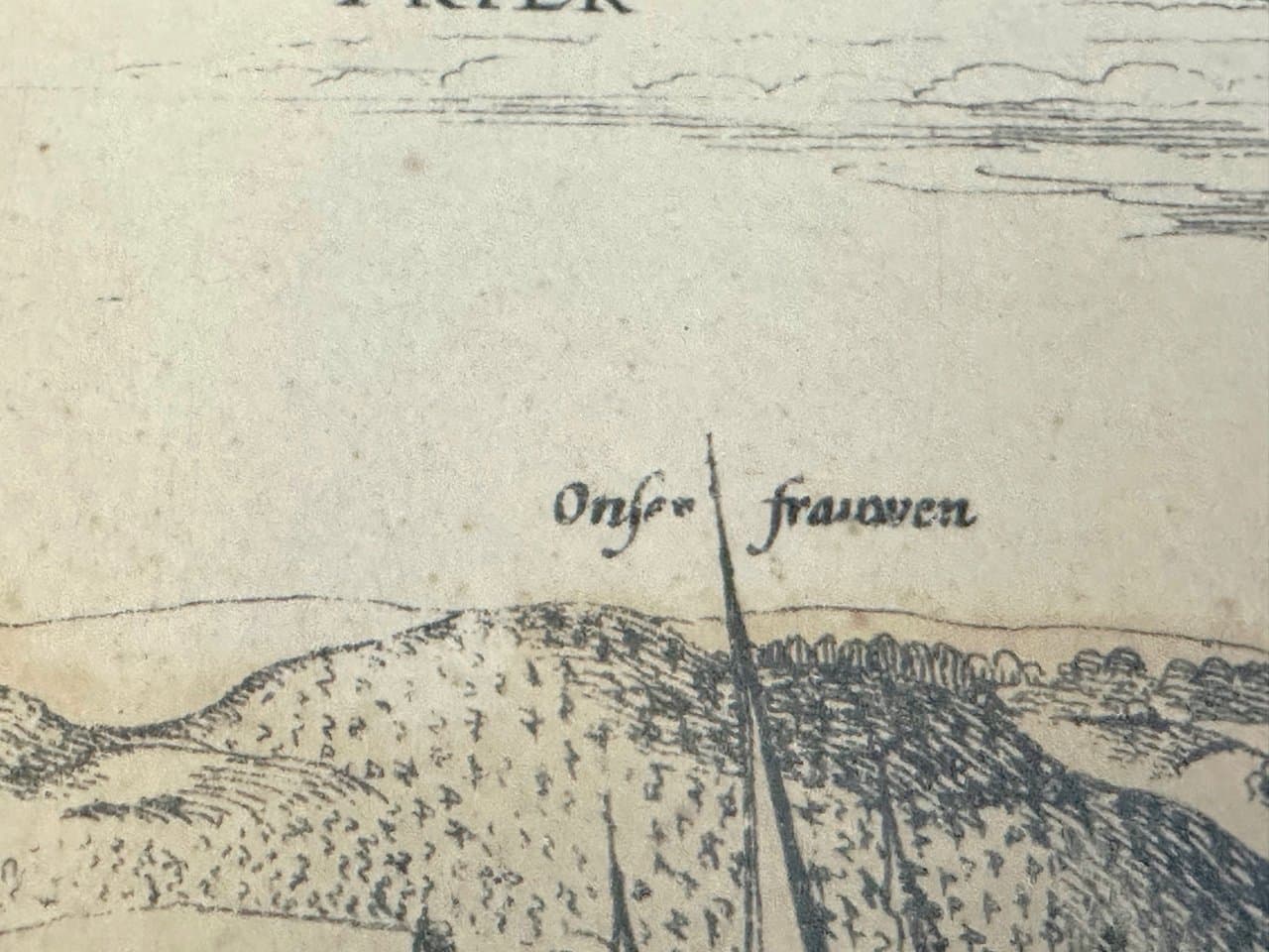 Copperplate Engraving Trier, beige, by P. Bertius, P. Kaerius, Netherlands, 18th c. and before - 150551