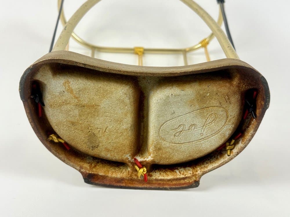 Umbrella stand, golden, aluminium, Germany, 1960s. - 150582