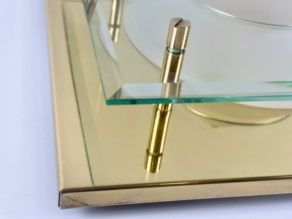 Ceiling Lamp Postmodern, golden brass, Germany, 1970s - 150617