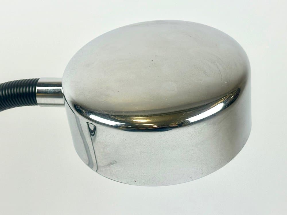 Desk Lamp Bauhaus, silver steel, Germany, 1960s - 150731