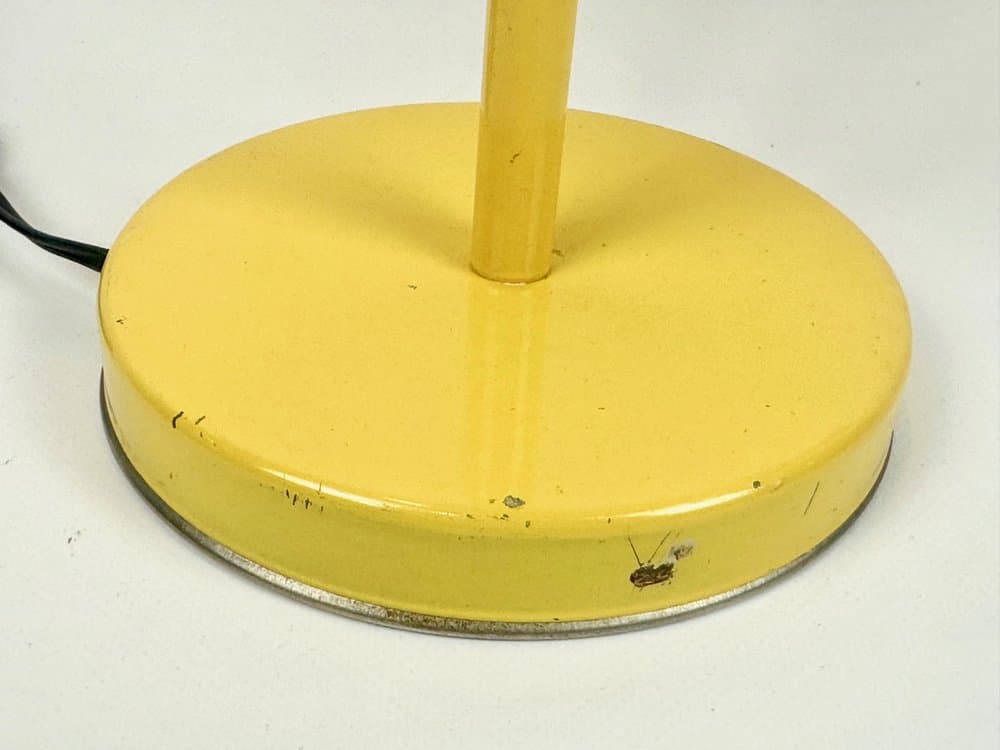 Desk lamp, yellow, metal, by T. Rudkiewicz, Polam, Poland, 1980s. - 150739