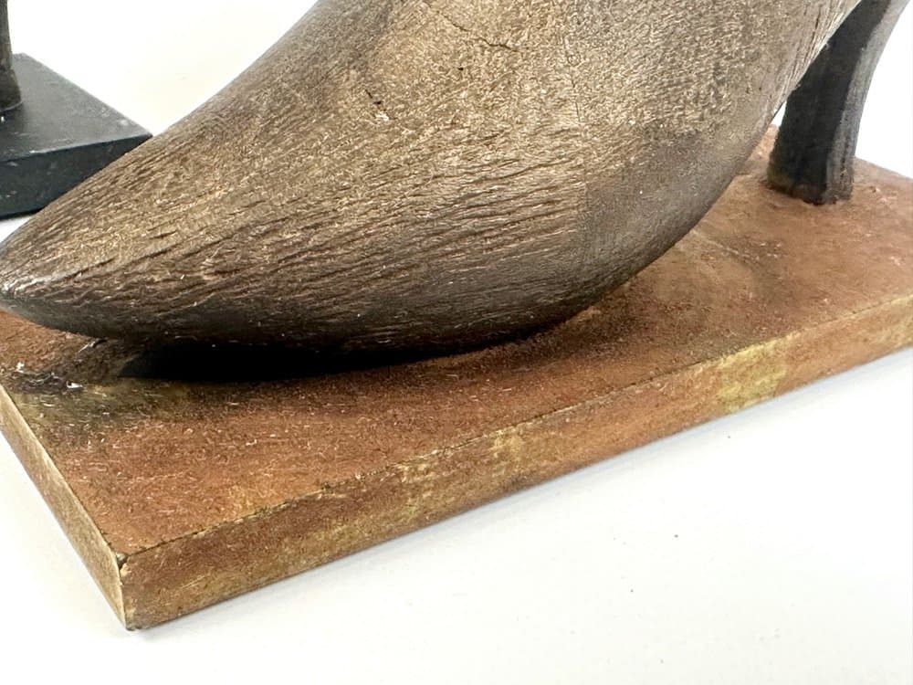 Para podpórek do książek, mid-century, brązowy, drewno, lata 60. - 150830