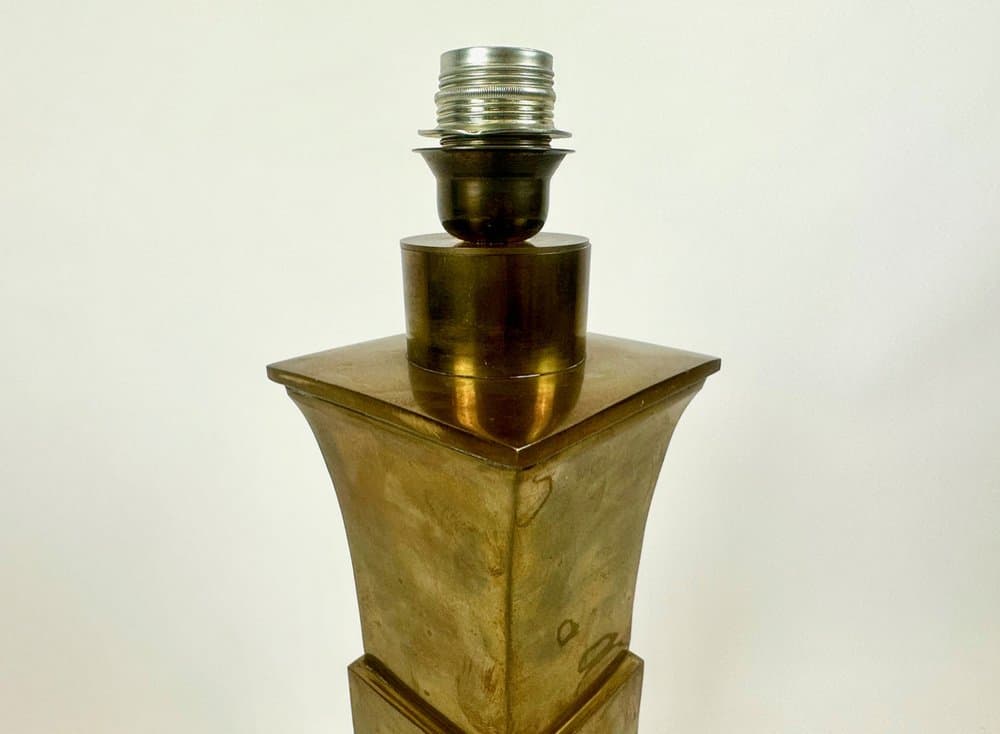 Table lamp, golden brass, Germany, 1970s. - 150938