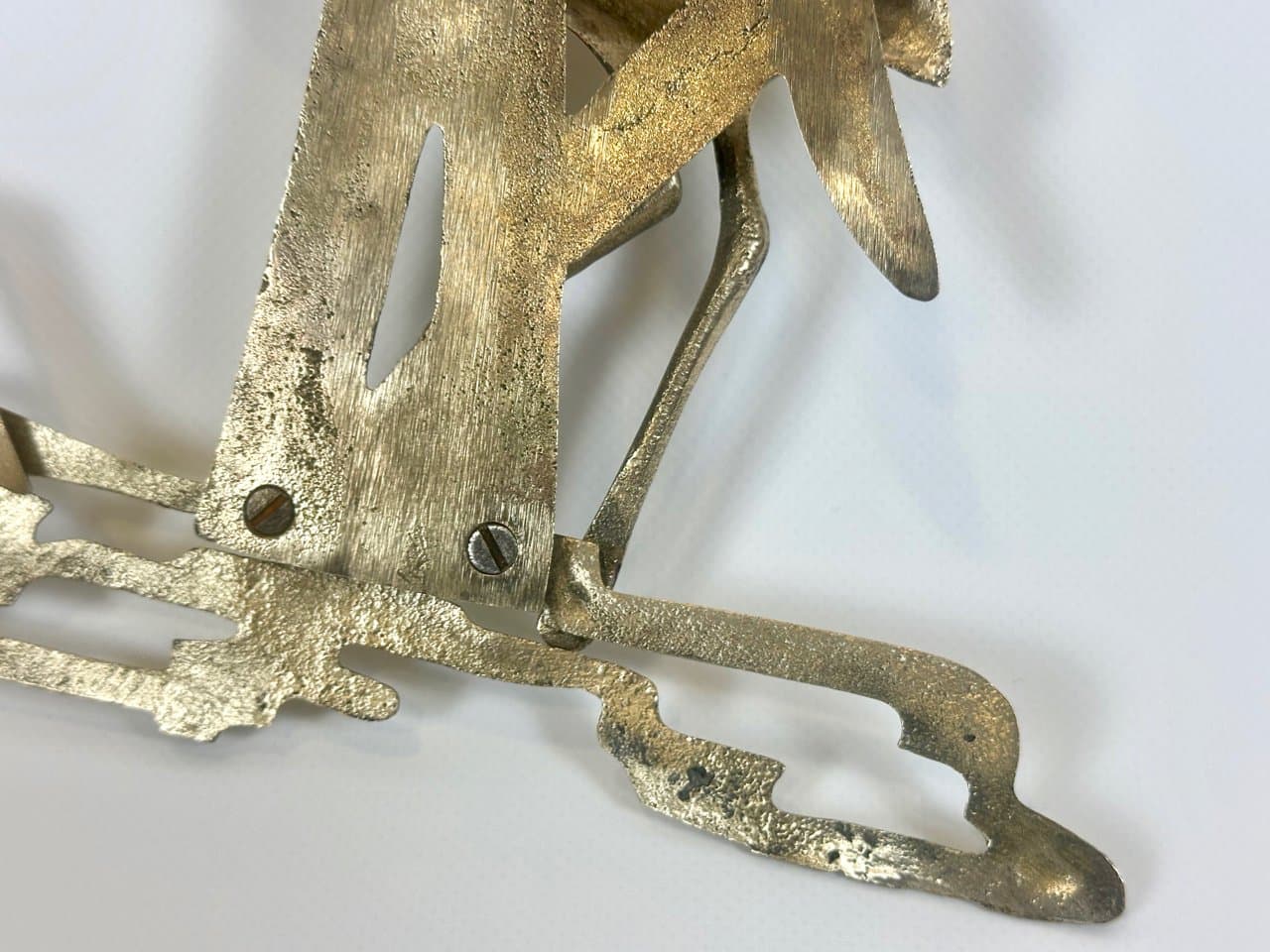 Rzeźba ścienna, mosiądz złoty, lata 60. - 150961