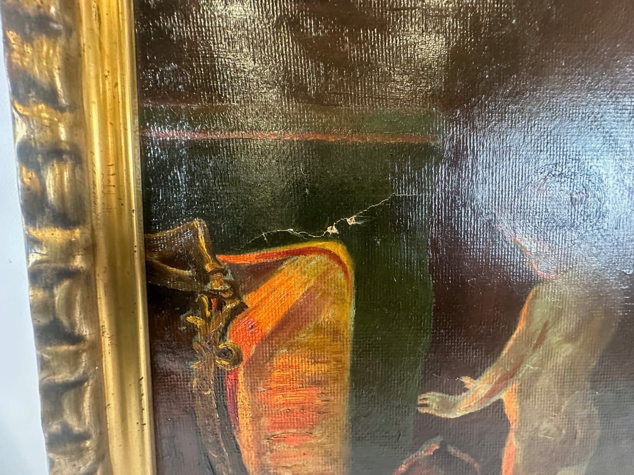 Painting After the Bath, after Paul Peel, multicolor, oil on canvas, early 20th c. - 151079