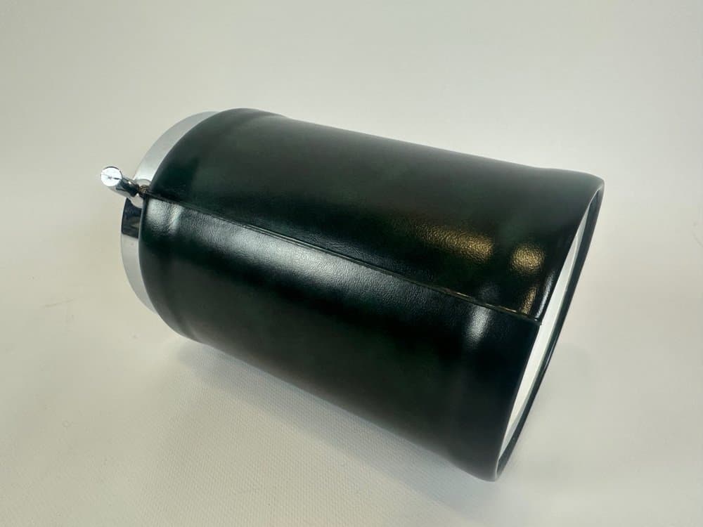 Wine cooler, bottle green plastic eco-leather, Switzerland, 1970s. - 151087