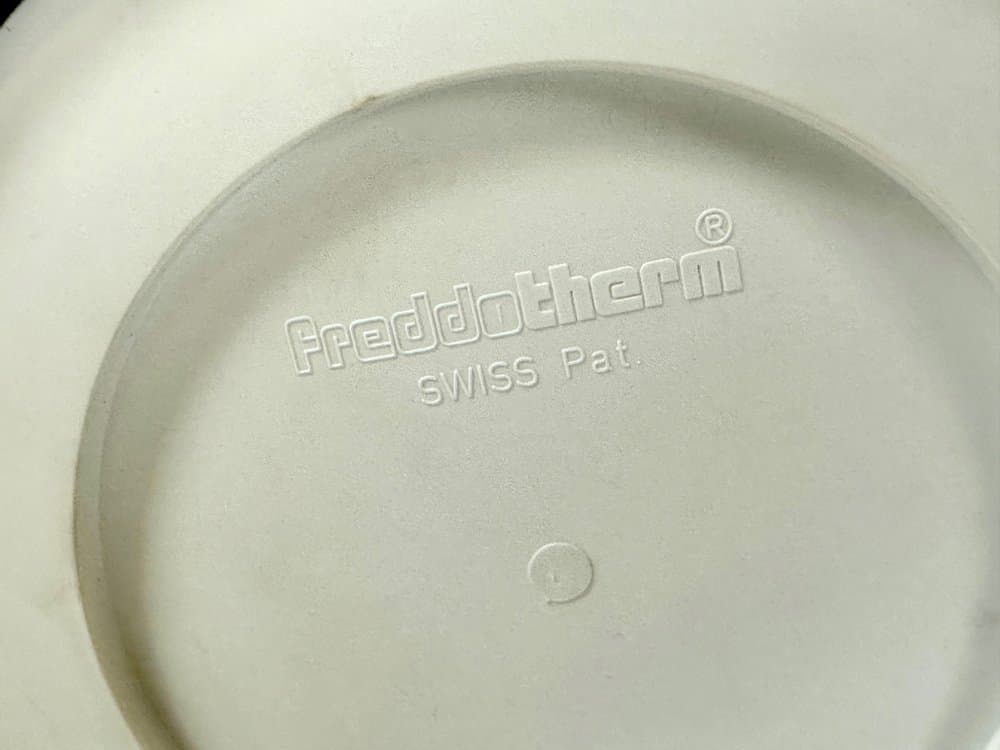 Wine cooler, black, eco-leather, plastic, chrome steel, Freddotherm, Switzerland, 1970s. - 151102