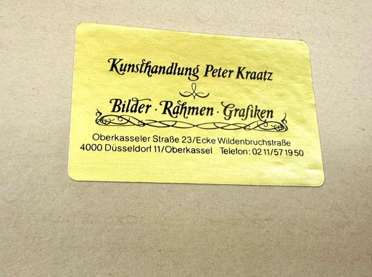 Etching Todenwarth, Im Helltal, multicolor, by K. Horny after C. Wolff, Germany, 19th c. - 151119