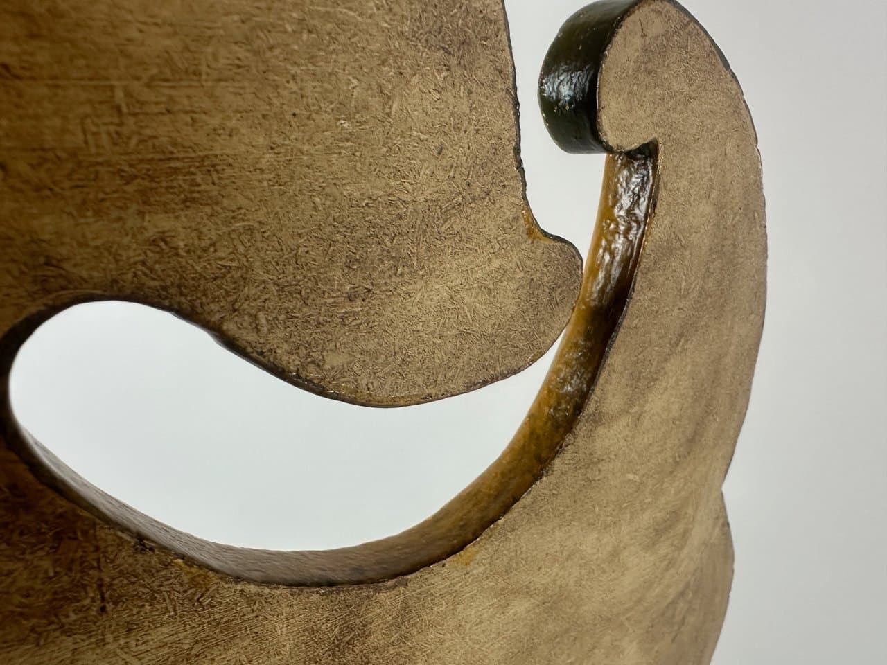 Lustro ścienne Folk Art, czerwony, szkło, drewno, Austria, lata 70. - 151231