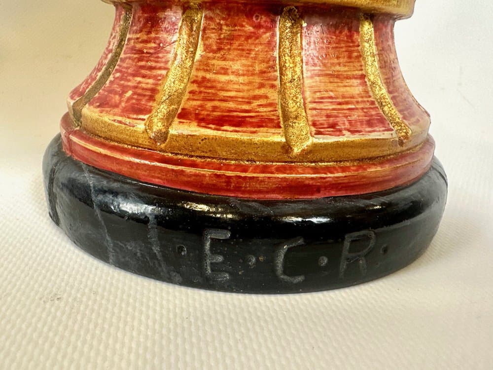 Para wazonów neoklasycystycznych, złoty, drewno, Luksemburg, lata 80. - 151263