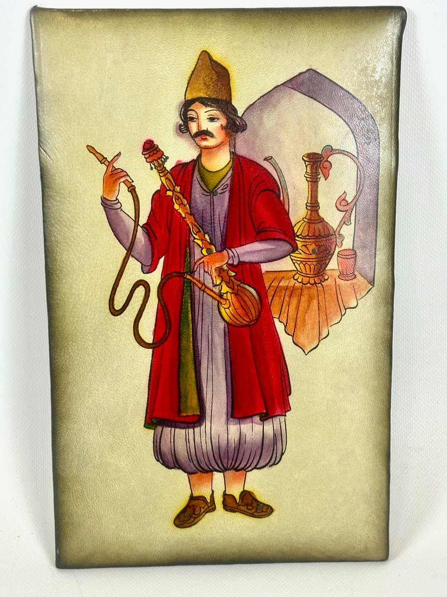 Painting, Folk Art, Multicolor, Leather, Iraq, 19th c. - 151301