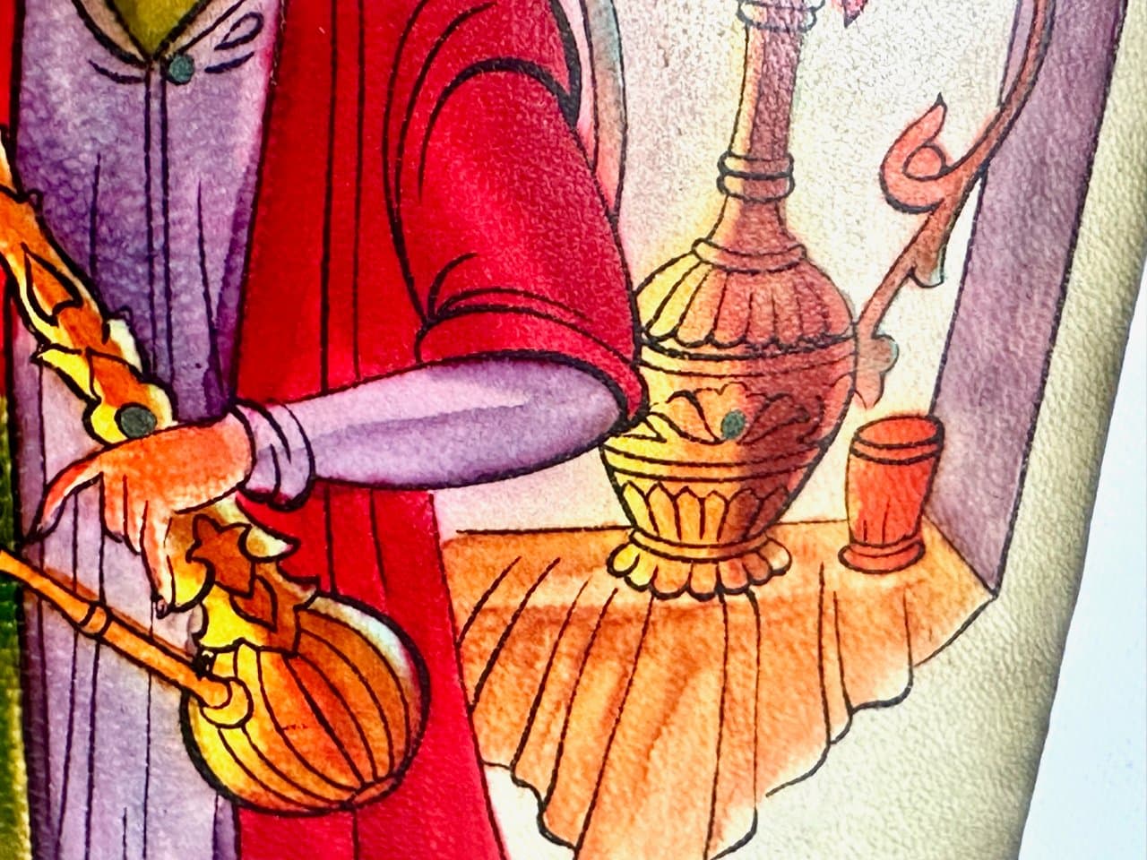 Painting, Folk Art, Multicolor, Leather, Iraq, 19th c. - 151303