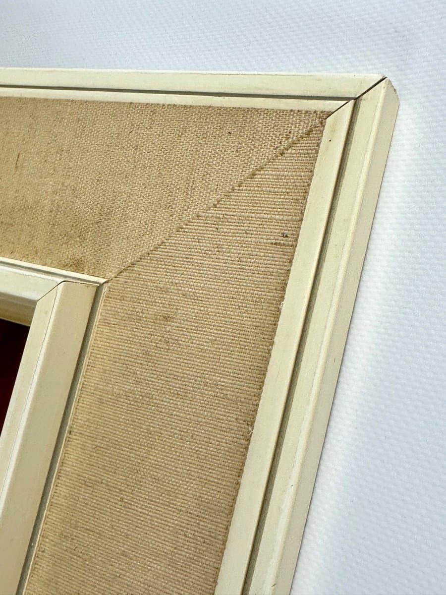 Painting Skyscrapers, red, by V. Vette, Germany, 1950s - 151327