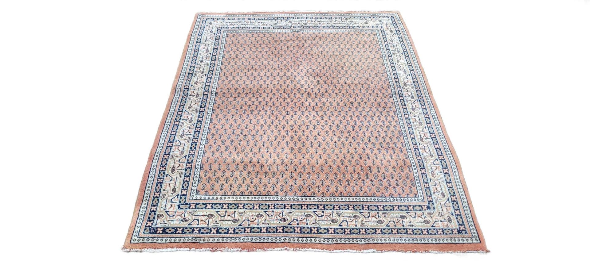 Rug Indo-Mir Sarough 198x150 cm, red, wool, India, 1980s.