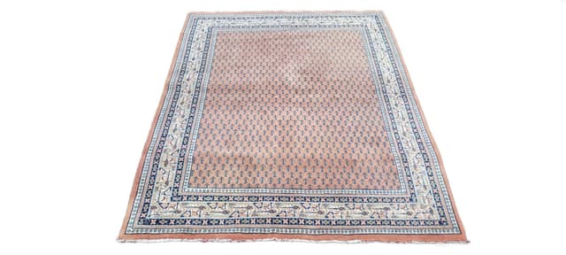 Rug Indo-Mir Sarough 198x150 cm, red, wool, India, 1980s. - DIMENSION