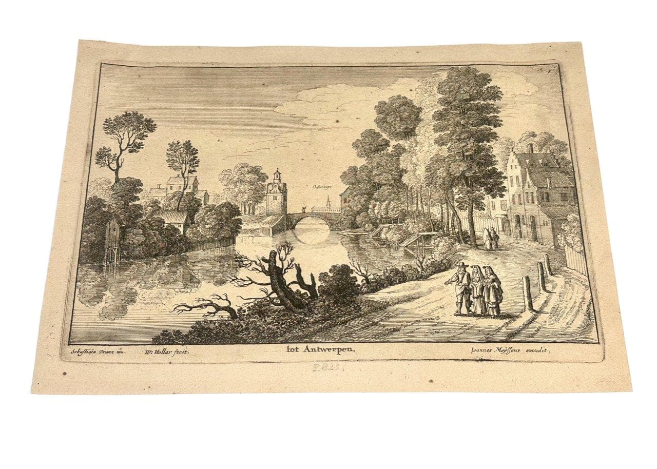 Copperplate Engraving, black and white, Sebastiaen Vrancx, W. Hollar, United Kingdom, 17th c. - 148434