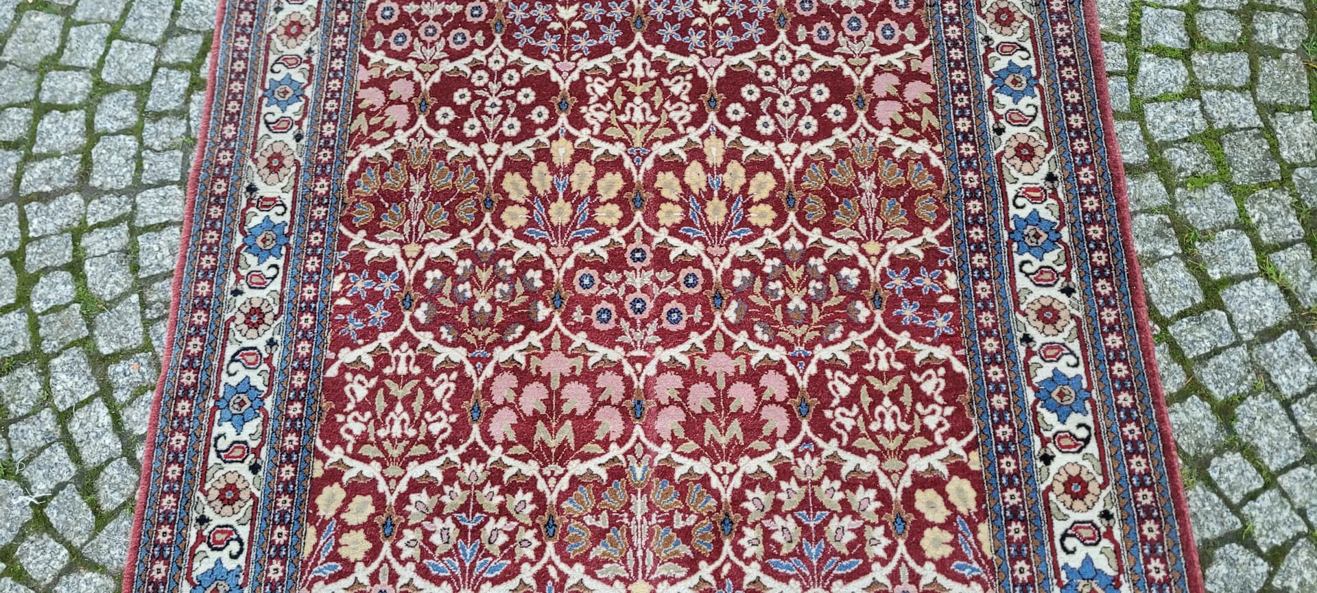 Dywan Bakhtiar 198x125 cm, czerwony, wełna, Iran, lata 60. - 134729