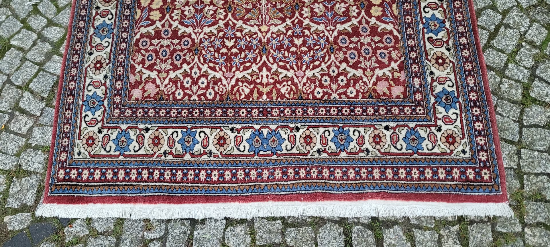 Dywan Bakhtiar 198x125 cm, czerwony, wełna, Iran, lata 60. - 134728