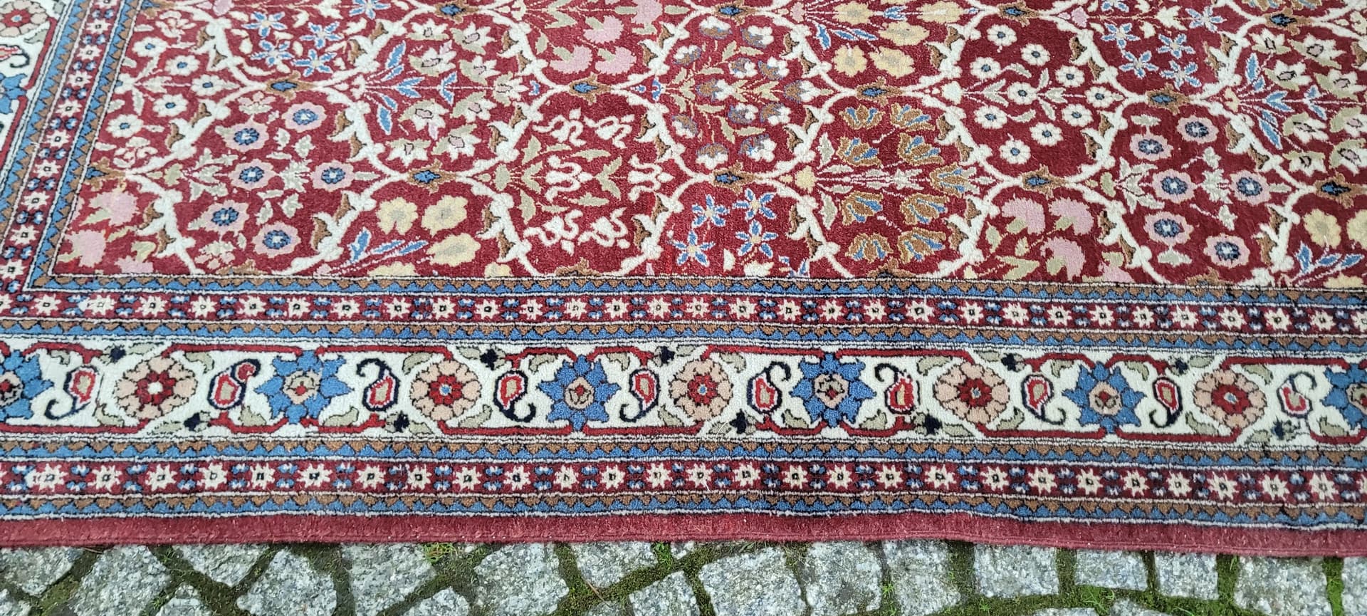 Dywan Bakhtiar 198x125 cm, czerwony, wełna, Iran, lata 60. - 134733