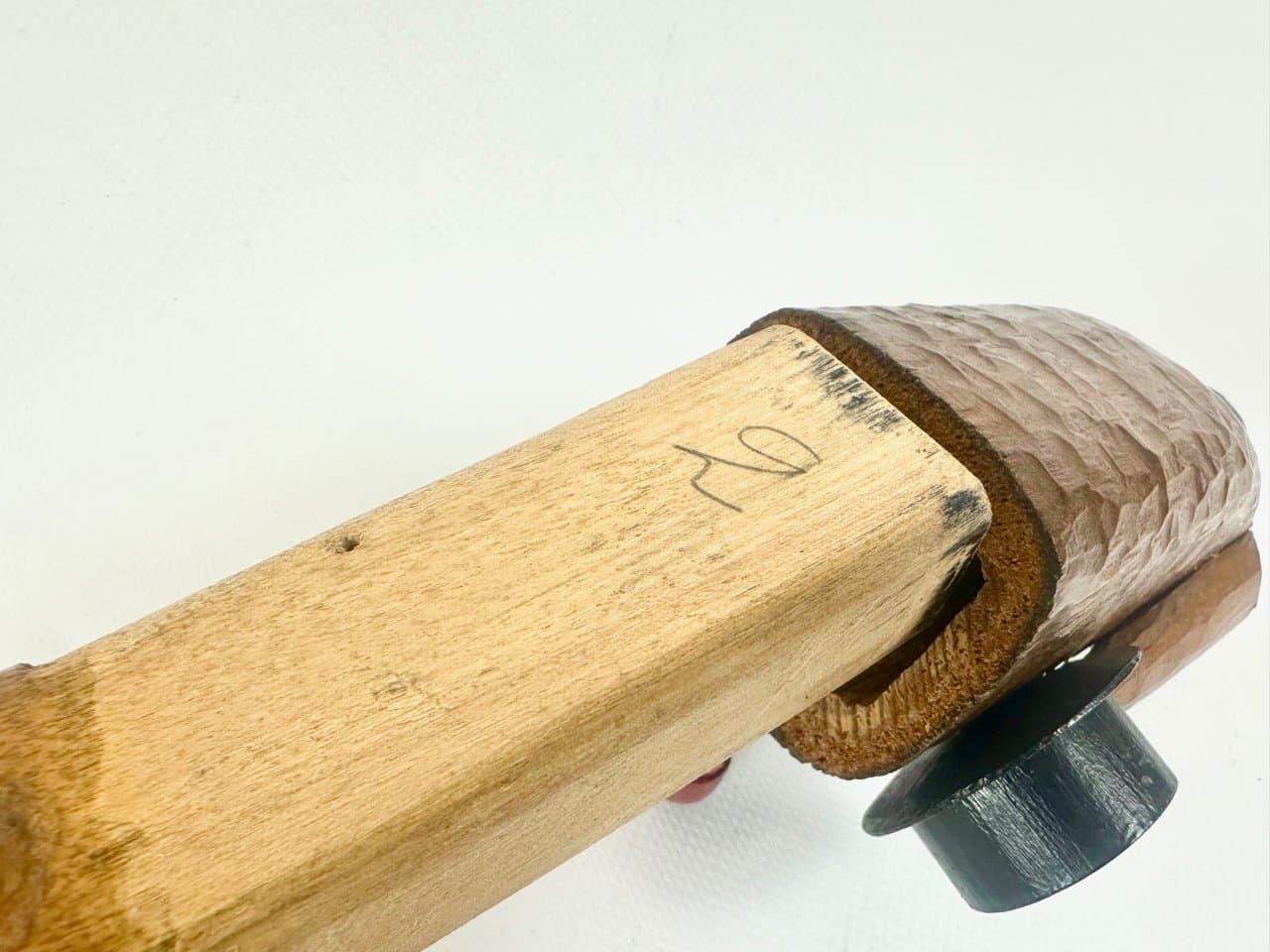 Figura mężczyzny z kapeluszem, brązowy, drewno, Szwecja, lata 10. - 151495