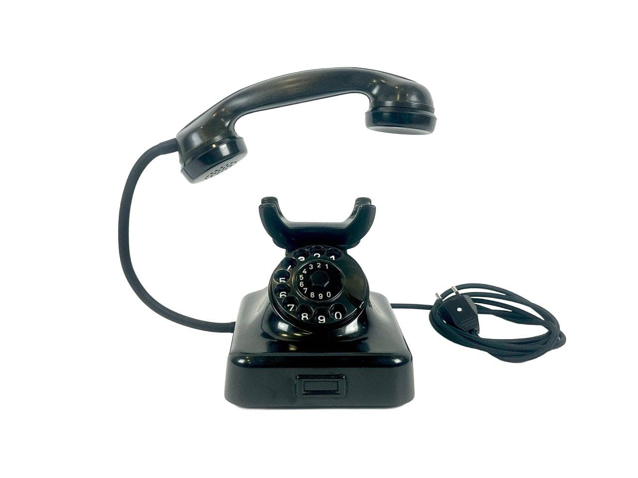 Table lamp, Art Deco, black Bakelite, Germany, 1930s. - 148437