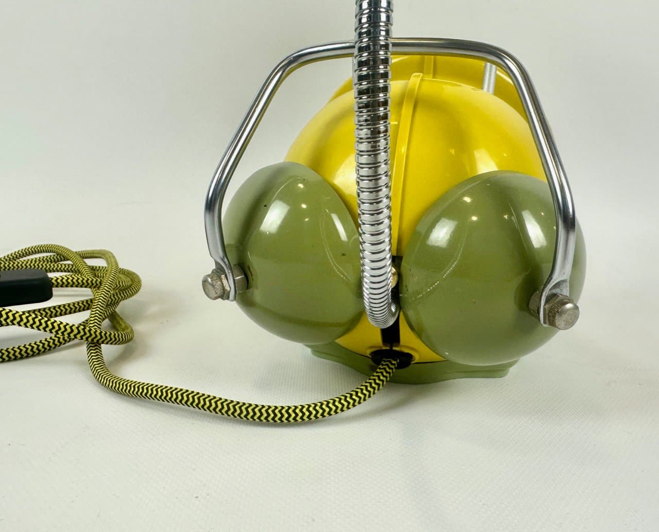 Table Lamp Bobo, yellow plastic, by S. Todeschini, Telcer, Italy, 1970s. - 151527