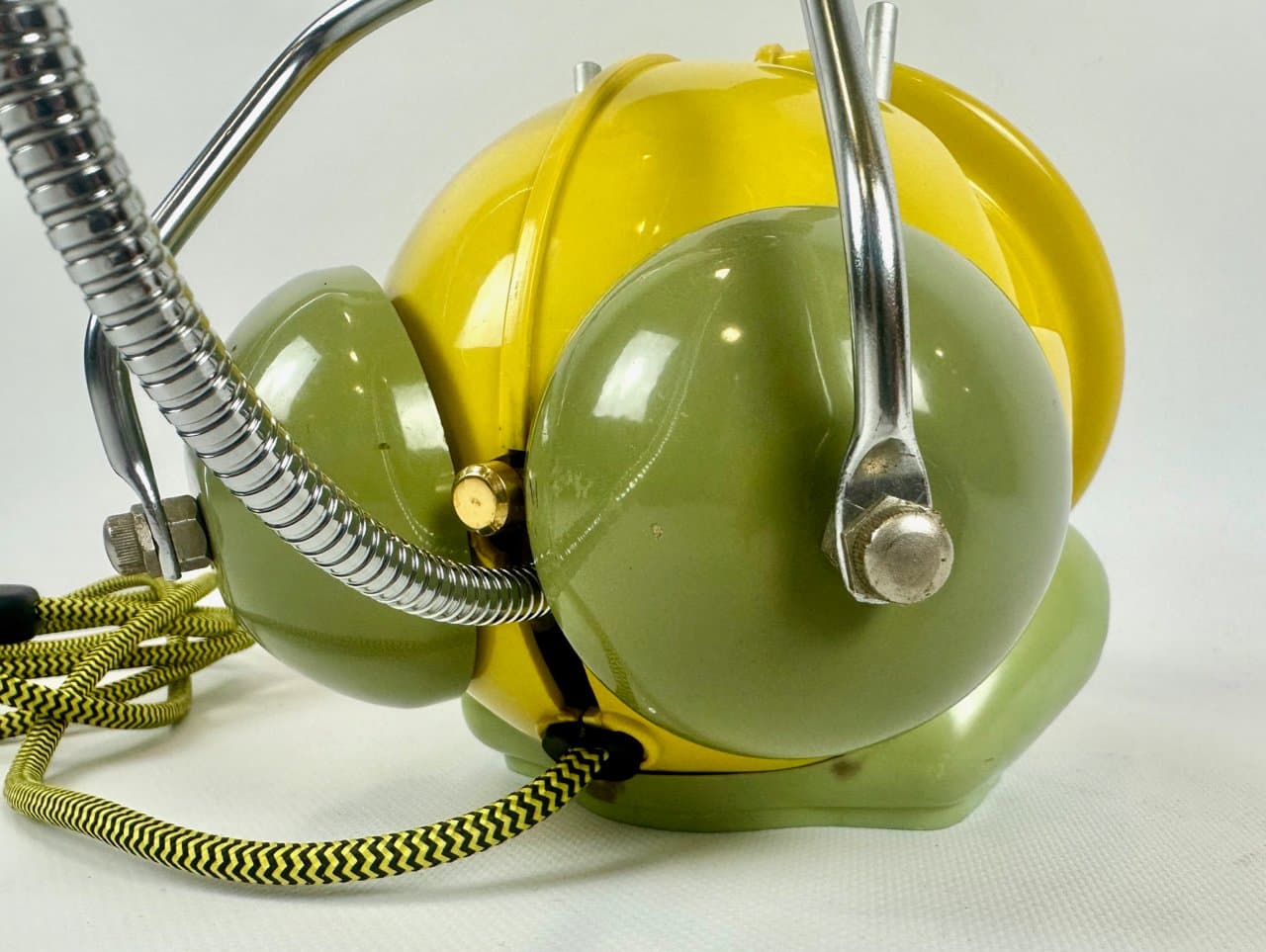 Table Lamp Bobo, yellow plastic, by S. Todeschini, Telcer, Italy, 1970s. - 151526