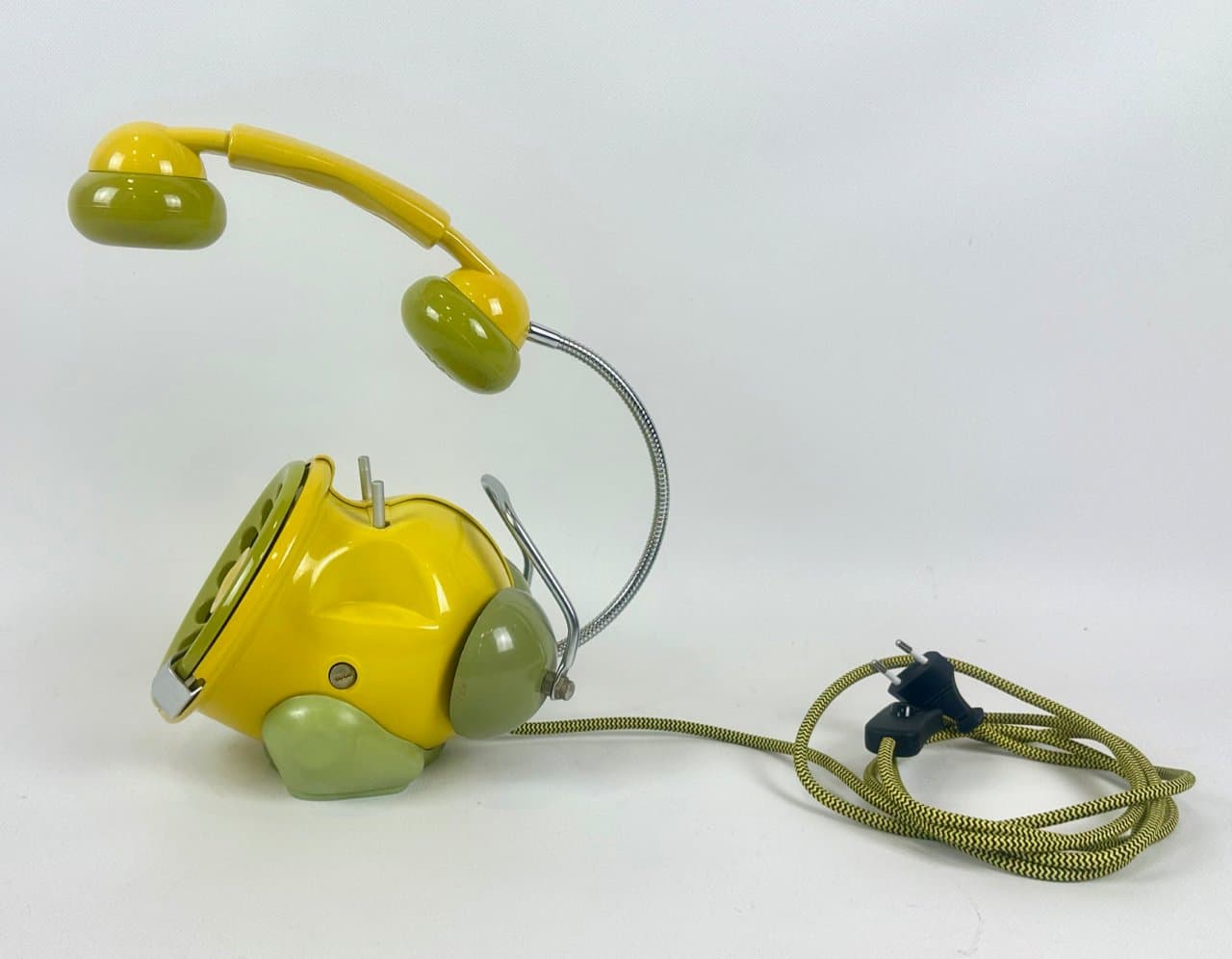 Table Lamp Bobo, yellow plastic, by S. Todeschini, Telcer, Italy, 1970s. - 151532