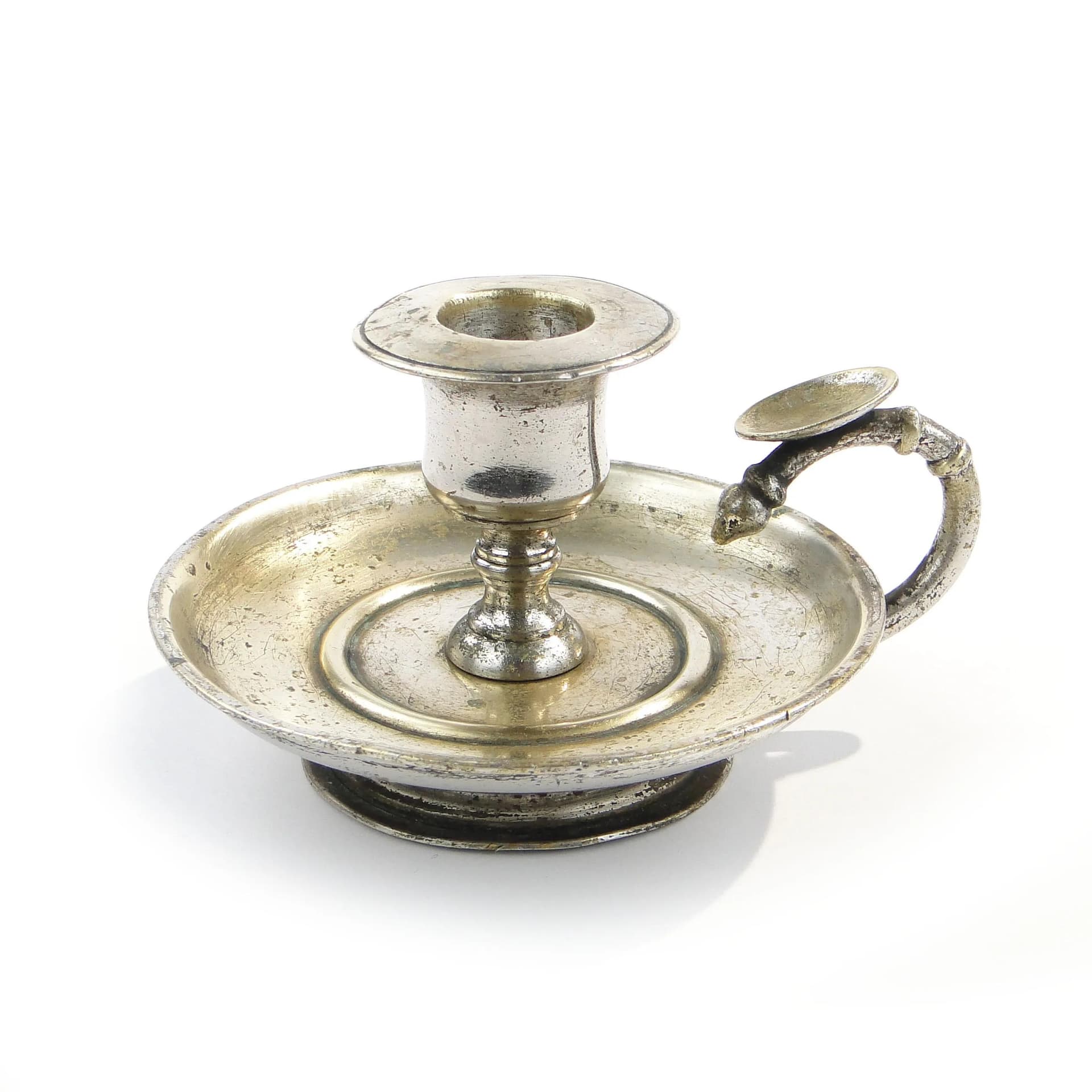 Kaganek, srebro, mosiądz, Norblin, Polska, XIX w. - 9246