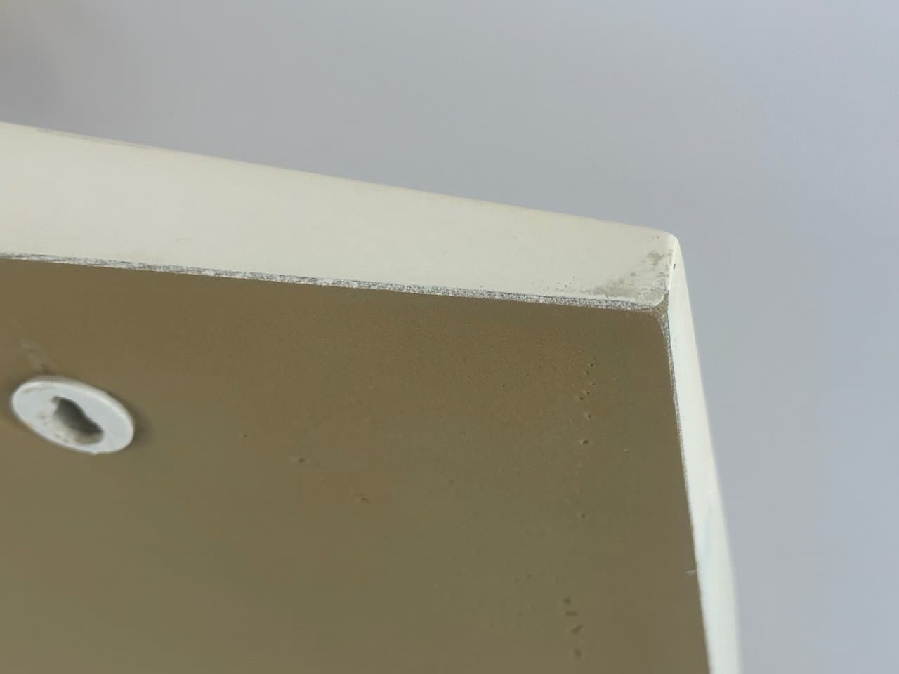 Wieszak ścienny, kość słoniowa, metal, tkanina, plastik, Niemcy, lata 70. - 151589