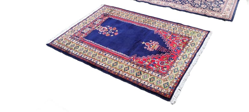 Rug Buchara 100x140 cm, navy blue, wool, Pakistan