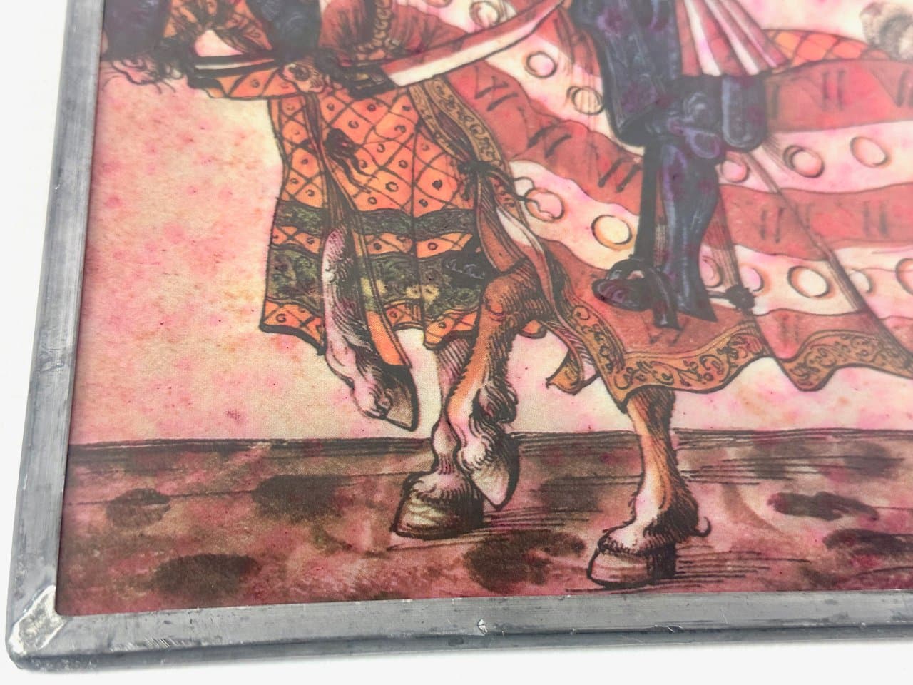 Panel okienny wiszący, beżowy, szkło, Niemcy, lata 50. - 151642