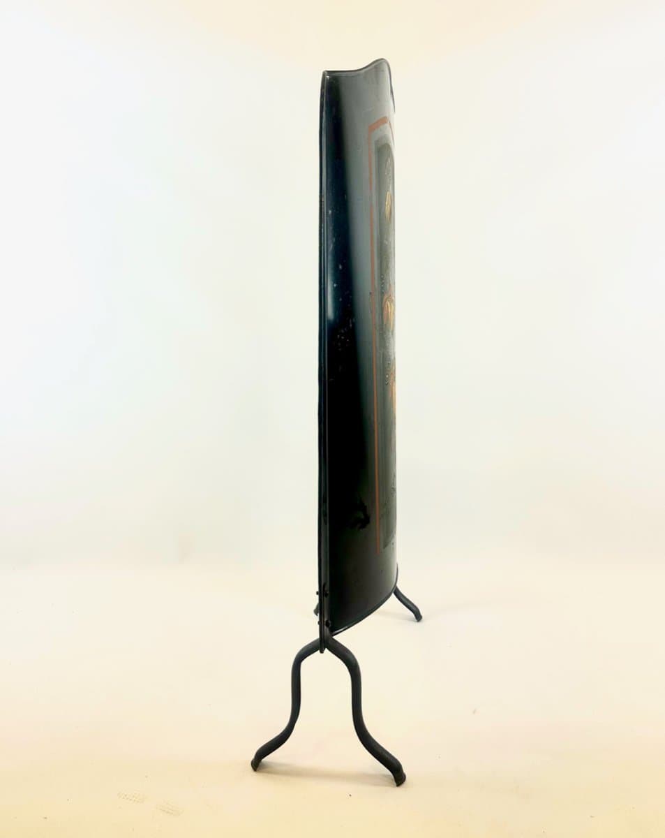 Firescreen Art Nouveau, black, cast iron steel, Germany, 1910s. - 151690