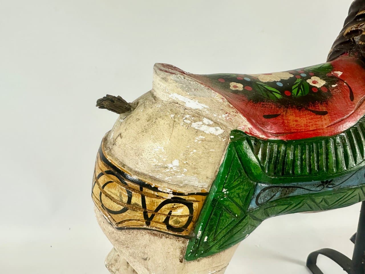 Figurka karuzelowego konia, multikolor, drewno, początek XX w. - 151699